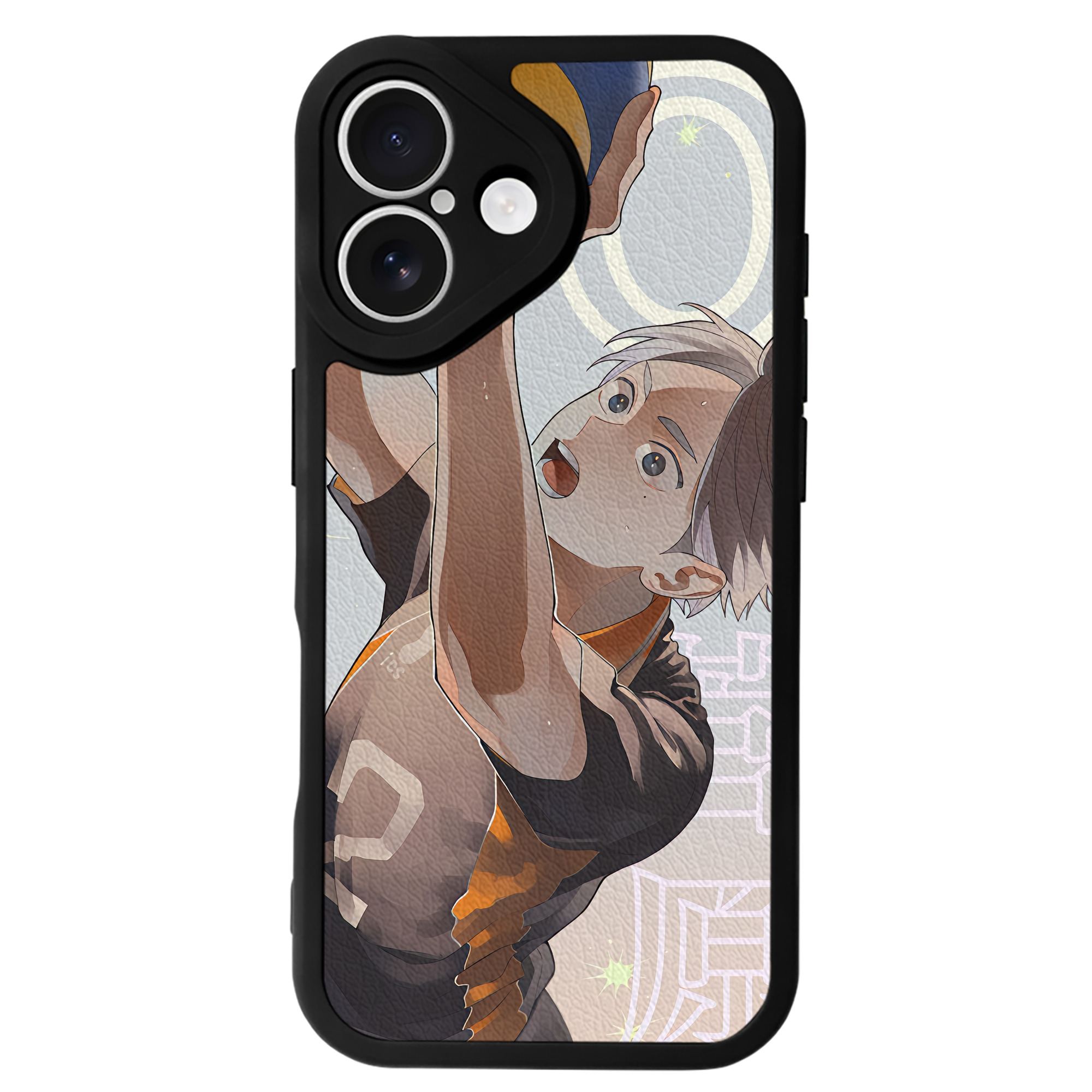 （画像用） ハイキュー!! Haikyu!! 【iPhone 16シリーズ対応】シリコンスマホケース（レザー調） 材質：シリコン